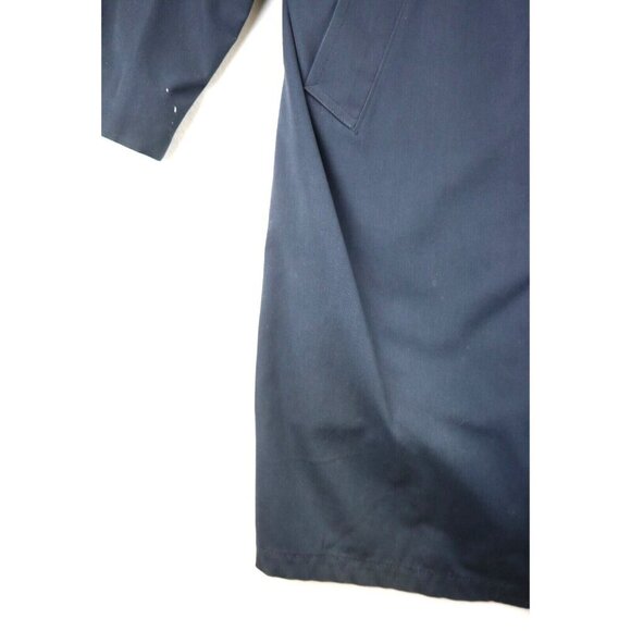 CLIPPER MIST - VINTAGE MEN'S NAVY BLUE TRENCH COAT JACKET W/ REMOVABLE LINER 42R - Picture 5 of 13